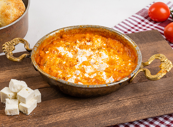 Menemen With Feta Cheese