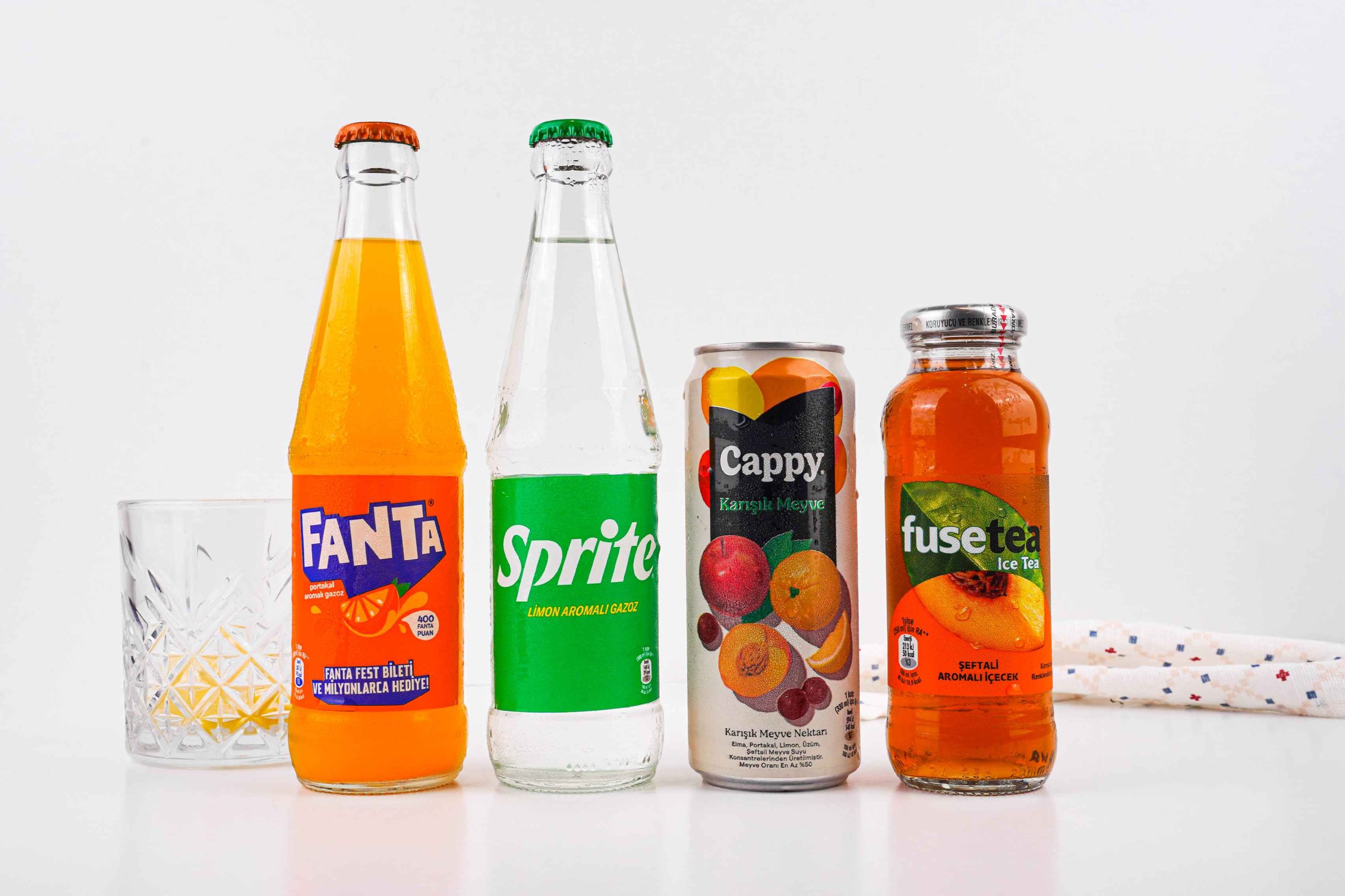 Fanta / Sprite / Cappy / Fuse Tea