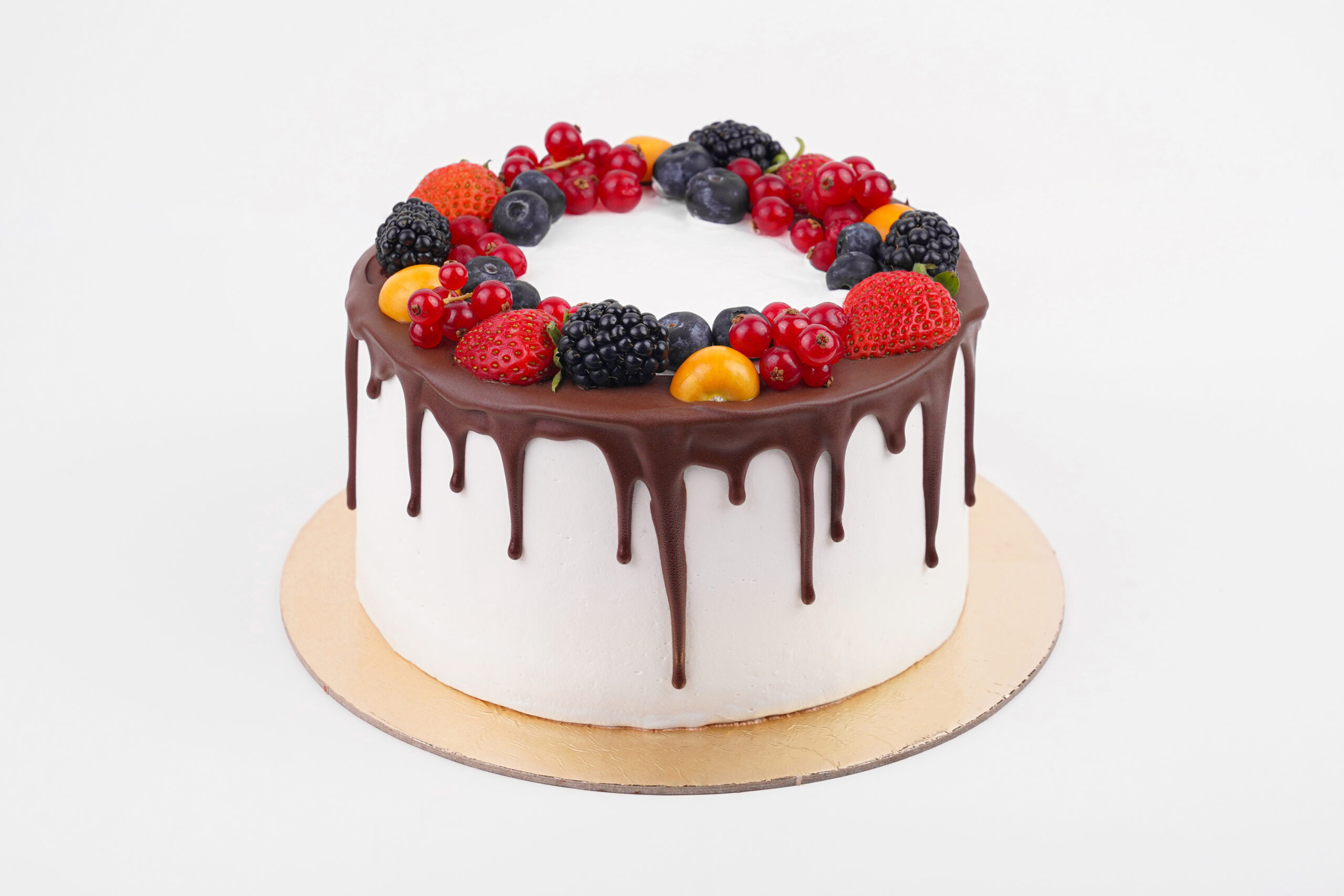 Çikolatalı Meyveli Pasta