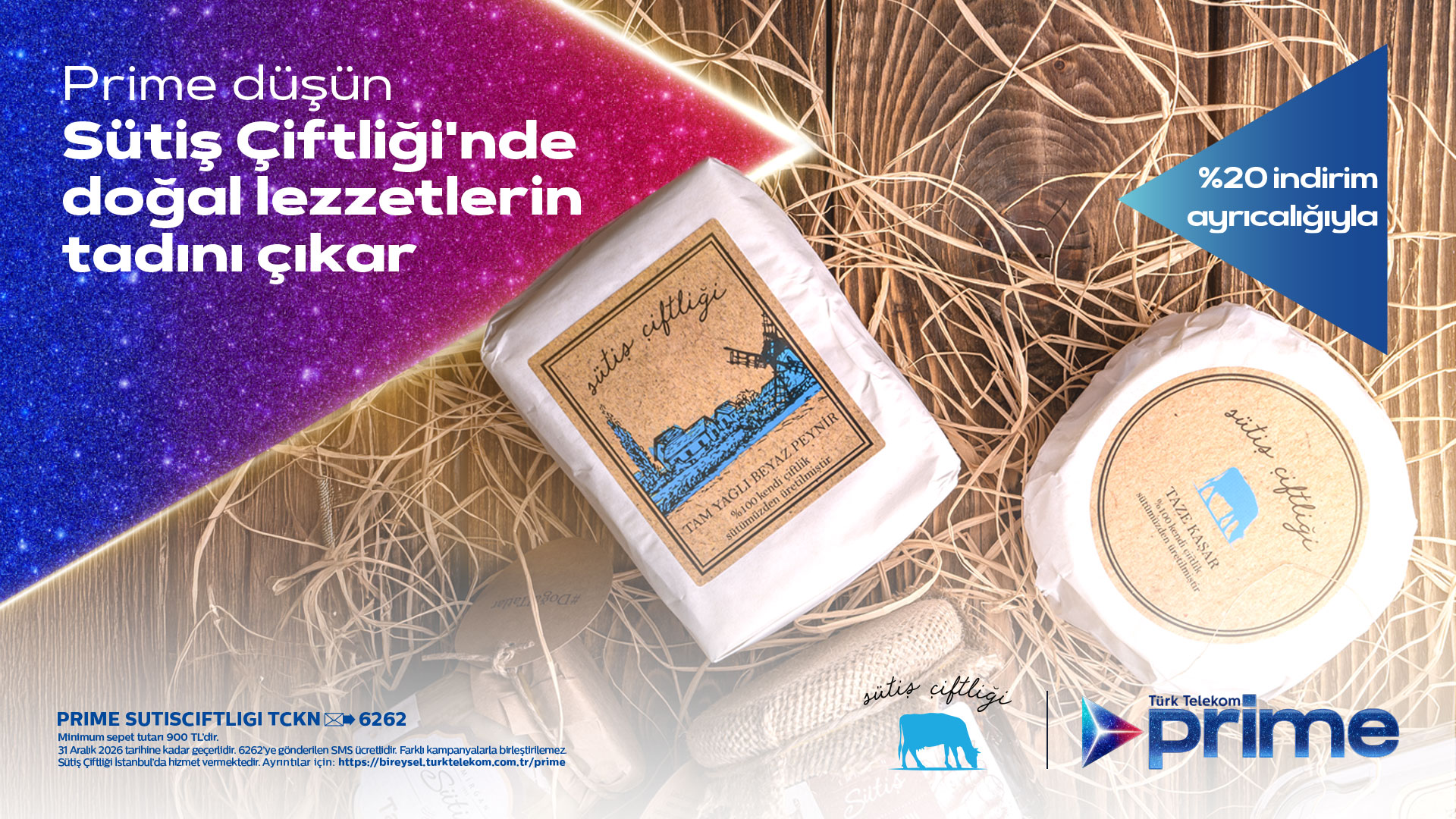 Türk Telekom Prime Müşterileri Sütiş Çiftliği'nde Kazanıyor!