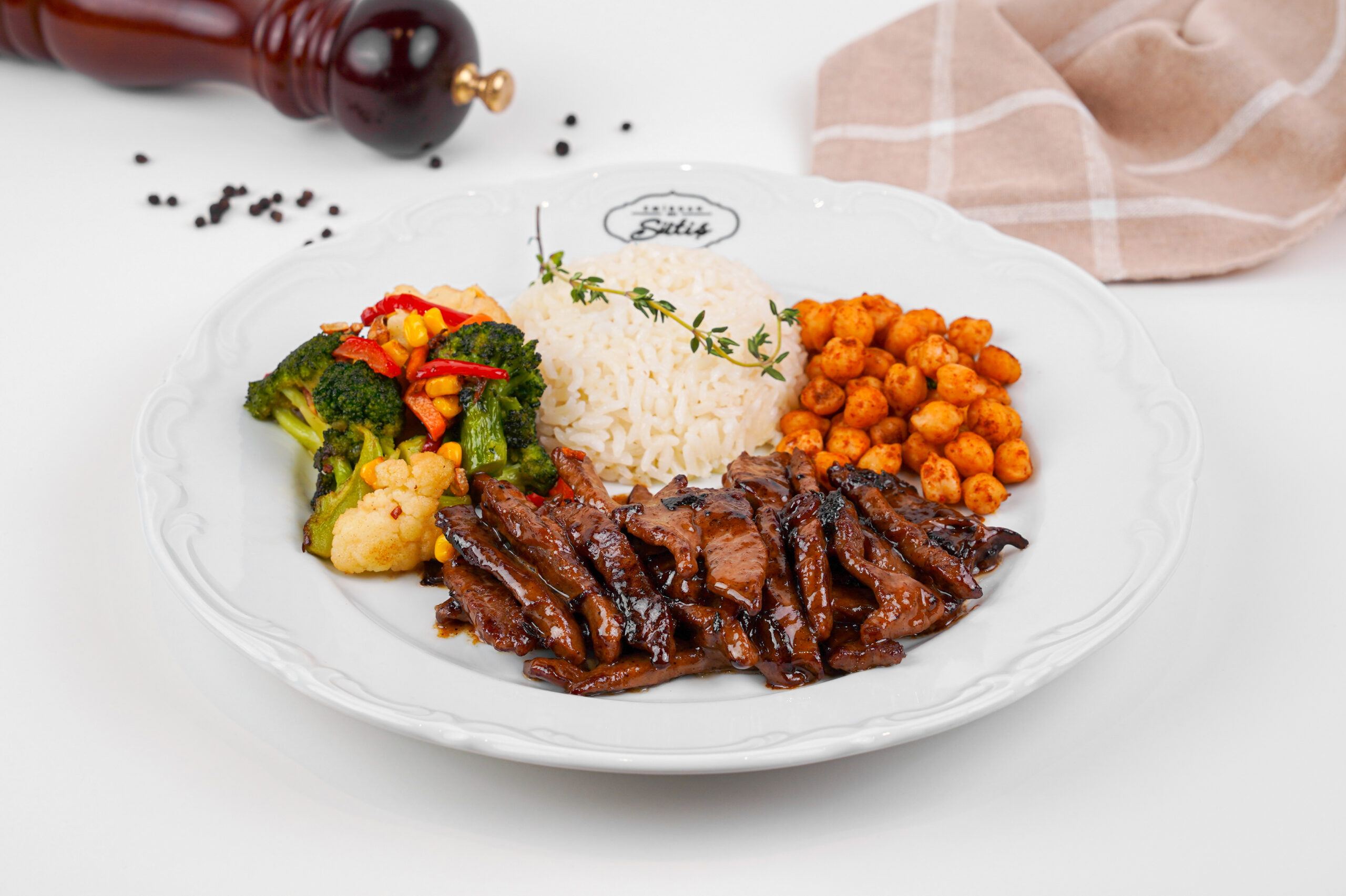 Teriyaki Soslu Dana Etli Bowl